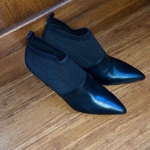 Women’s brand new fashion slip on black Coke Haan booties
